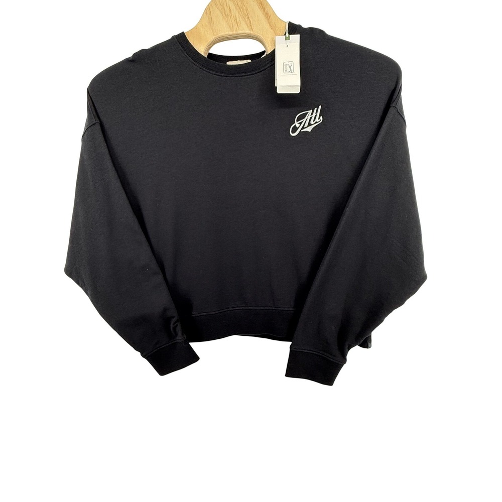 Tasc Studio Womens Crewneck Sweatshirt XL Black PGA Tour Championship Graphic